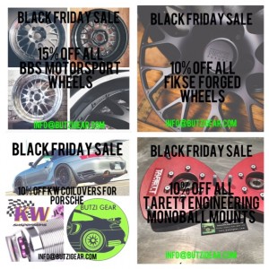 2014 Butzi Gear Black Friday Sale